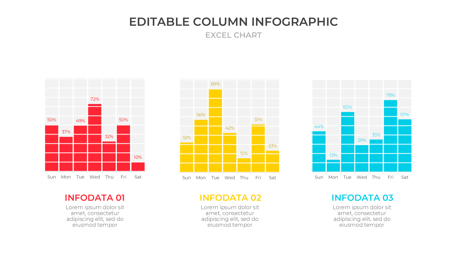 Excel Data Charts [light] slide 8